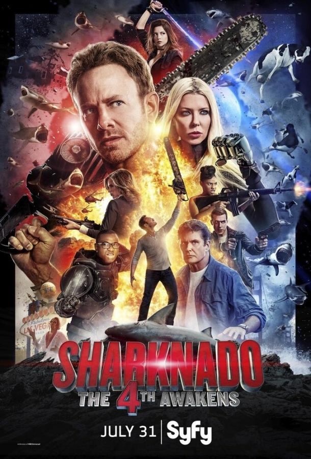 Акулий торнадо 4: Пробуждение / Sharknado 4: The 4th Awakens (2016) 